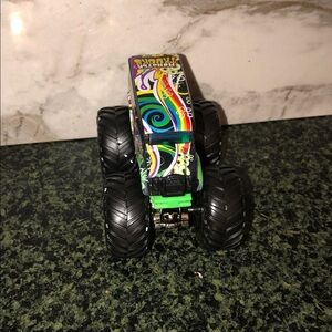 Vibrant Green Monster Truck Toy